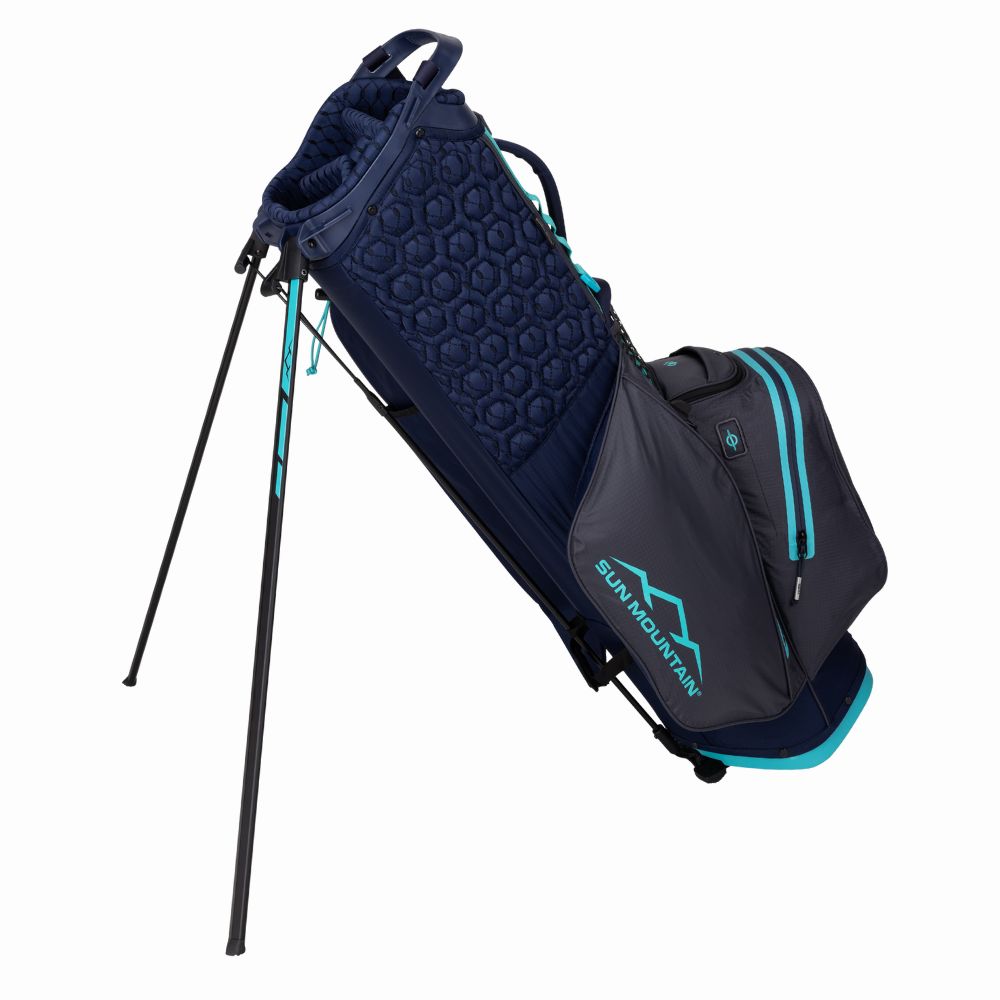 Sun Mountain H2NO 4-Way Waterproof Golf Stand Bag 2025 - Navy / Stealth / Bahama