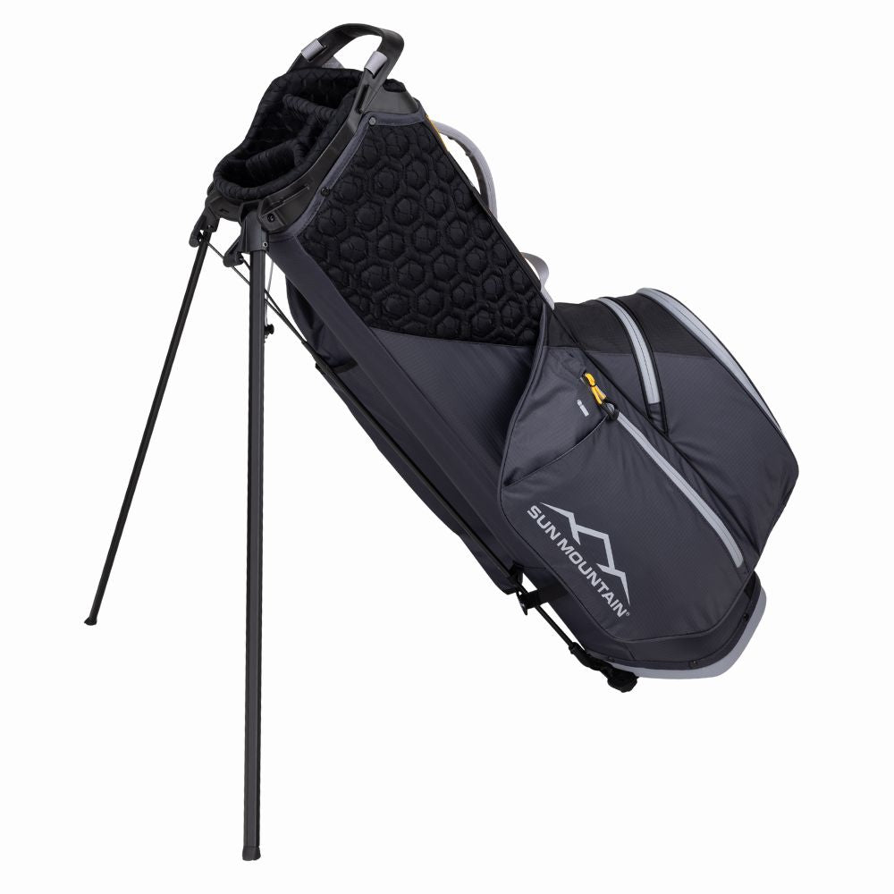 Sun Mountain E-Lite 4-Way Stand Bag 2025 - Black / Steel / Gold