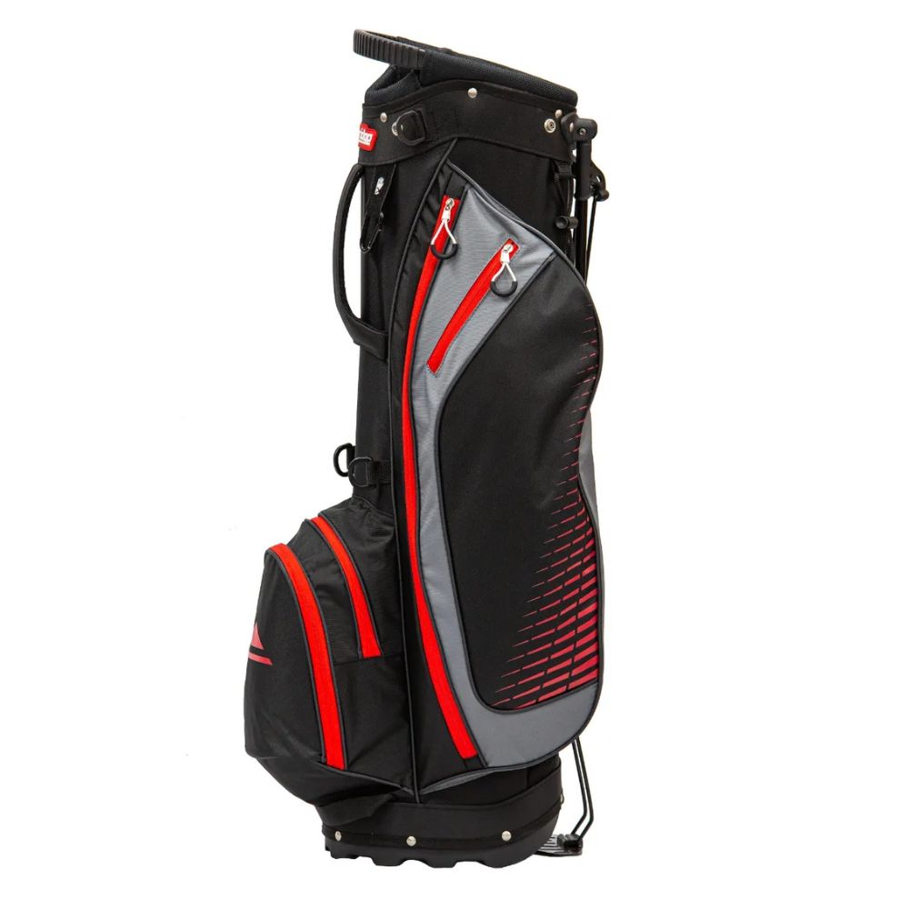 Longridge Superlite Golf Stand Bag - Black / Red