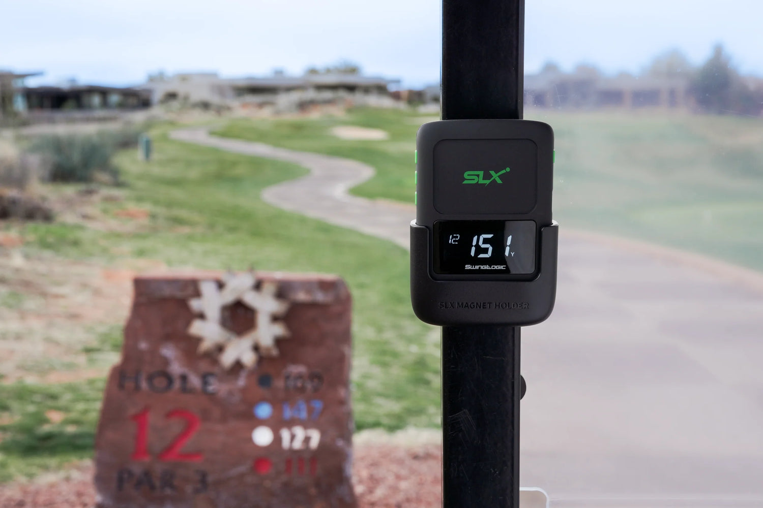 SwingLogic SLX Hybrid Mini Launch Monitor and Golf GPS