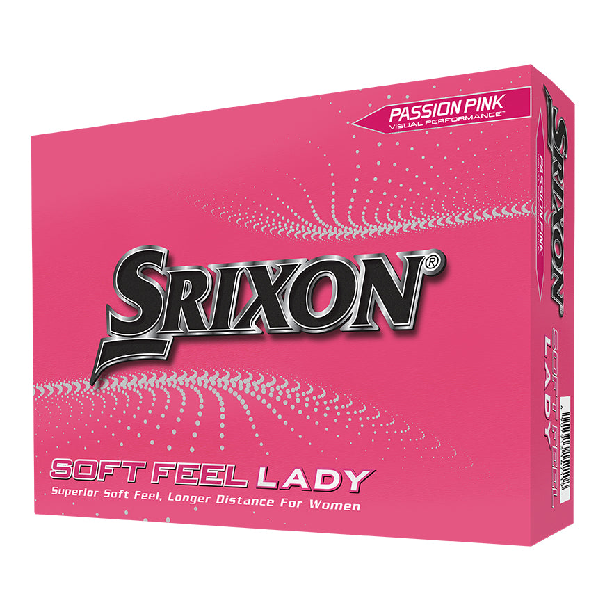 Srixon Soft Feel Lady Golf Balls - Passion Pink Passion Pink  