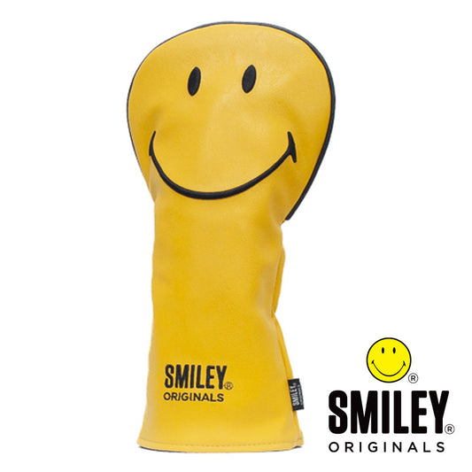 Smiley Original Classic Driver Headcover - Yellow/Black Yellow/Black