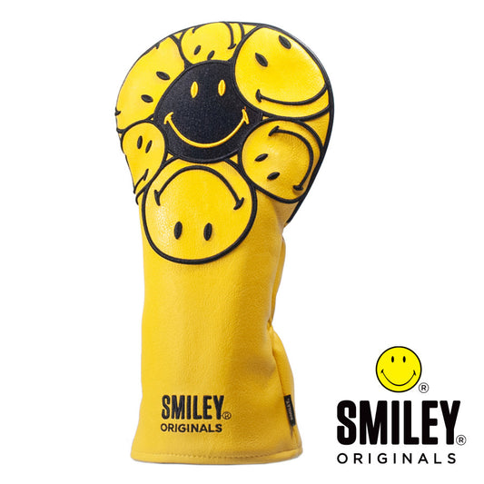 Smiley Original Stacked Driver Headcover - Yellow/Black Yellow/Black