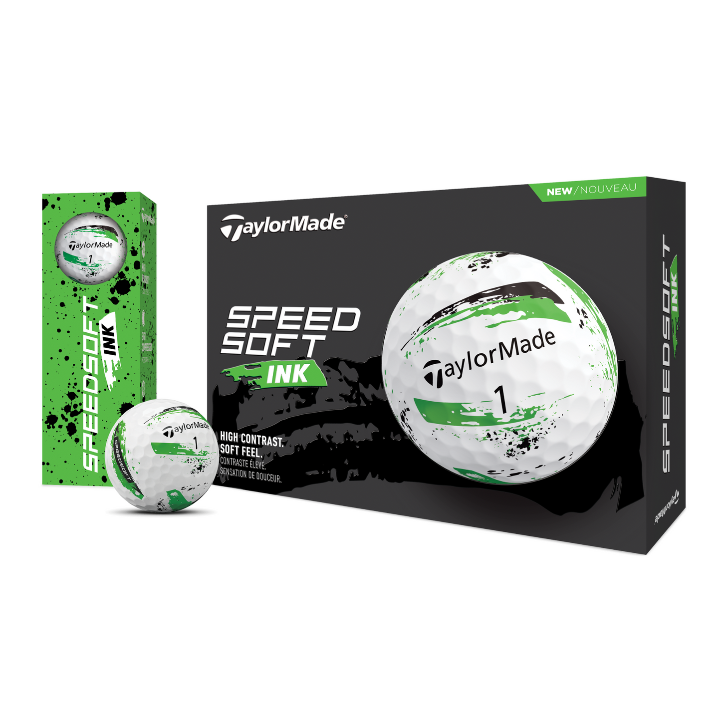 TaylorMade Golf SpeedSoft Golf Balls 2024 - Ink Green   