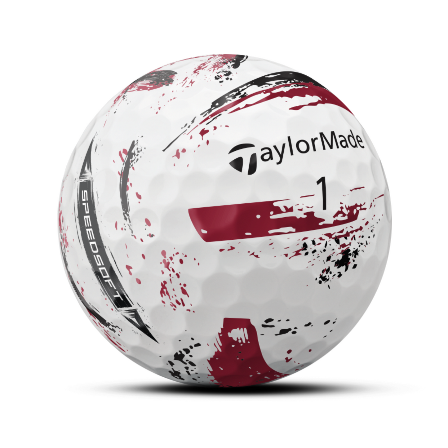 TaylorMade Golf SpeedSoft Golf Balls 2024 - Ink Red   