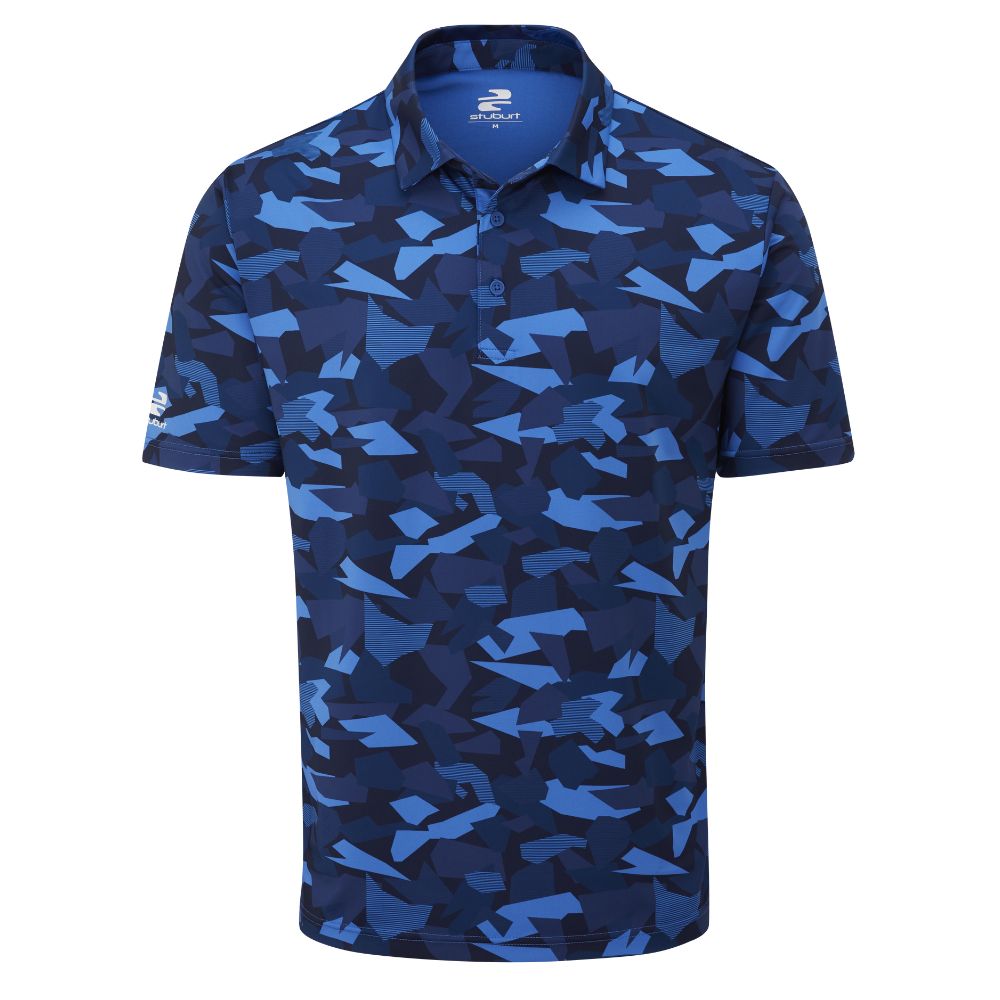 Stuburt Bullfinch Mens Golf Polo Shirt 2025 - Blue Blue M