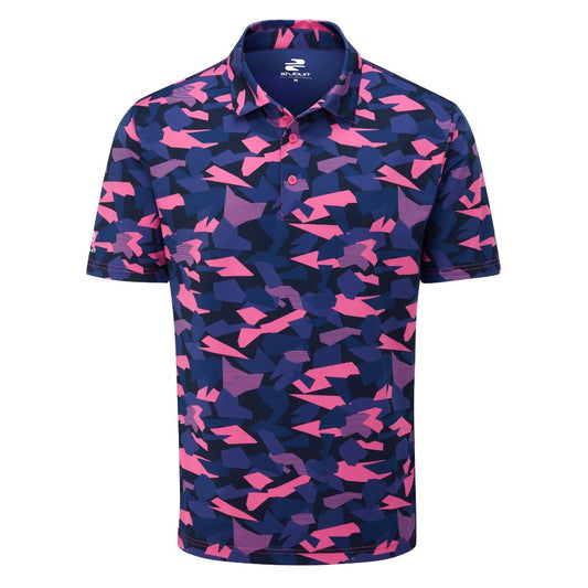 Stuburt Bullfinch Mens Golf Polo Shirt 2025 - Fuchsia Fuchsia M