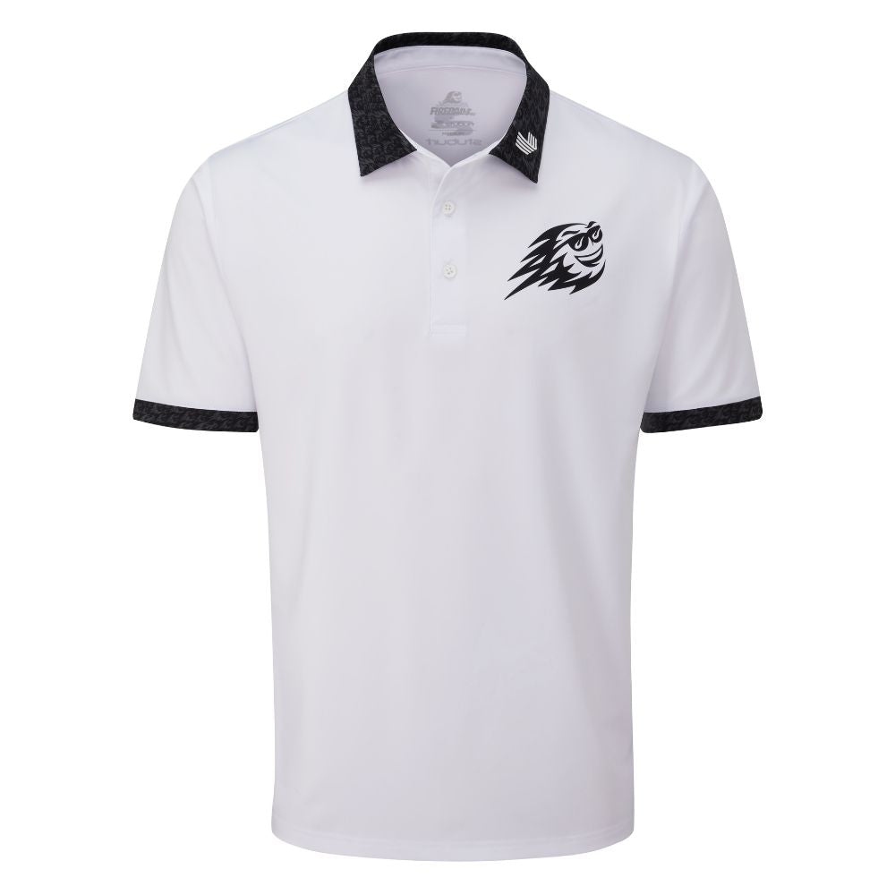 Stuburt Seville Mens Golf Polo Shirt - LIV Team Fireballs White M