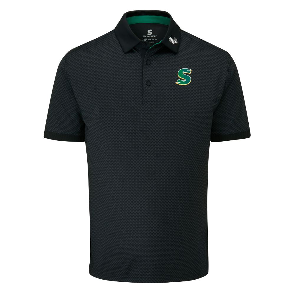 Stuburt Tulbagh Mens Golf Polo Shirt - LIV Team Stinger Black M