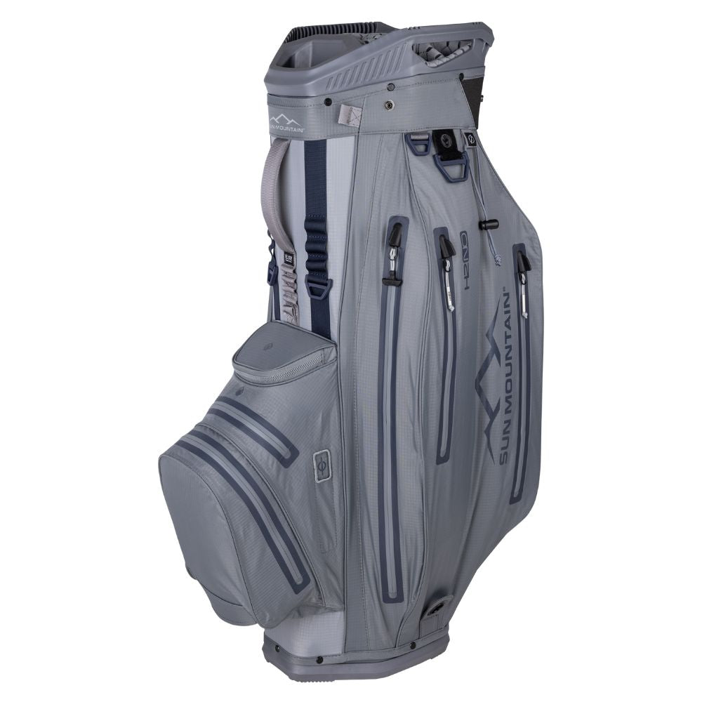 Sun Mountain H2NO Elite 14-Way Cart Bag 2025 - Cadet / Nickel Cadet / Nickel