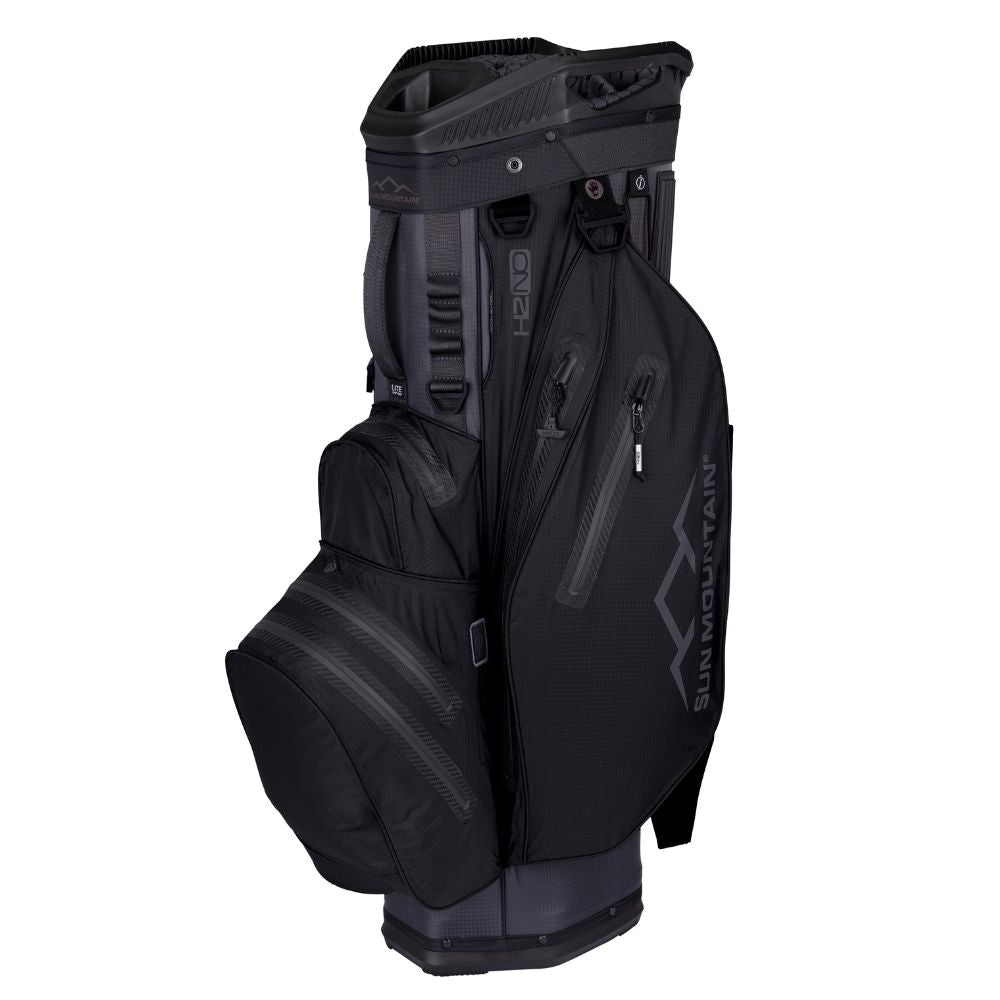 Sun Mountain H2NO Lite 14-Way Cart Bag 2025 - Steel / Black Steel / Black