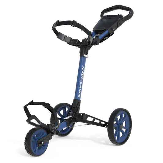 Sun Mountain Ridgeline 3 Golf Push Trolley 2025 - Sport Blue Sport Blue