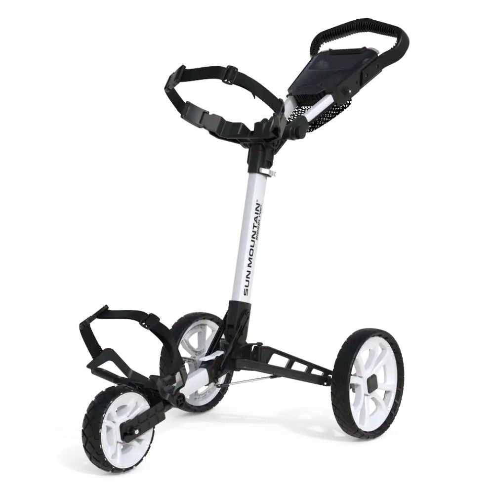 Sun Mountain Ridgeline 3 Golf Push Trolley 2025 - White White