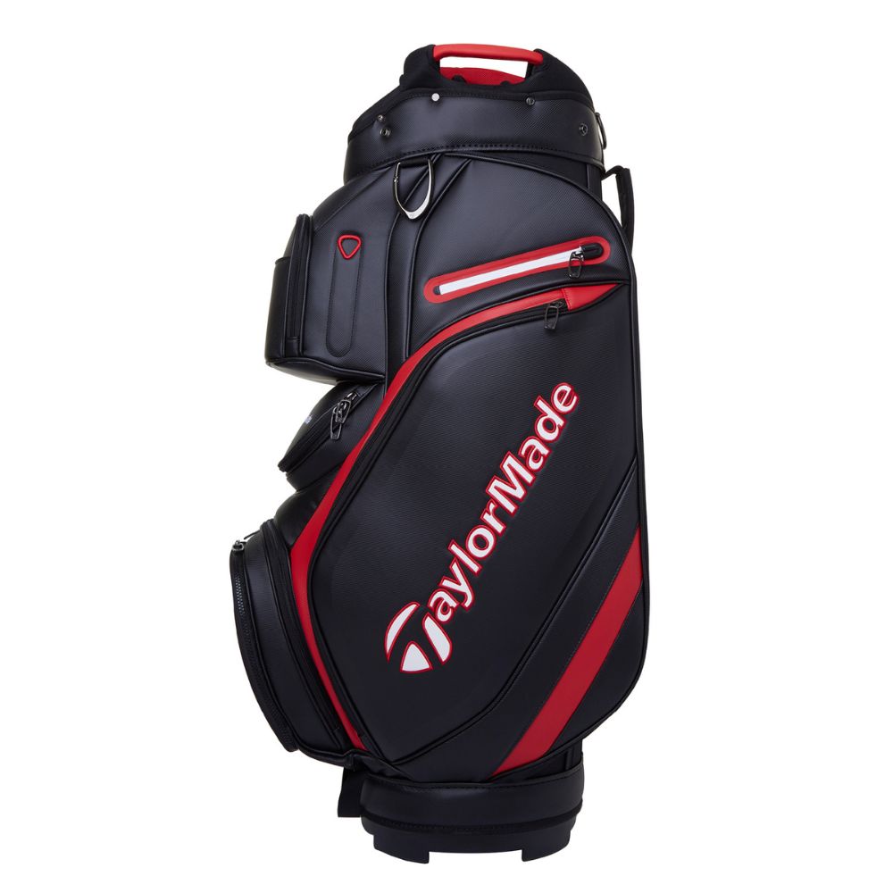 TaylorMade Deluxe Cart Bag Black/Red  