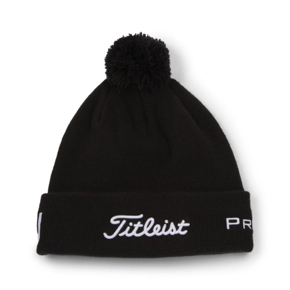 Titleist Tour Pom Pom Golf Beanie Hat 2024   