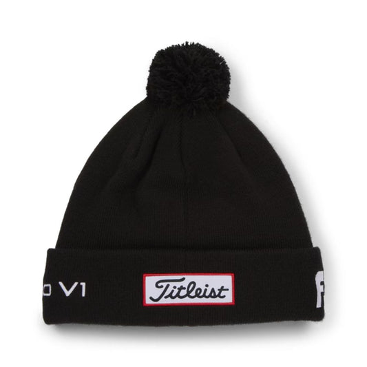 Titleist Tour Pom Pom Golf Beanie Hat 2024   