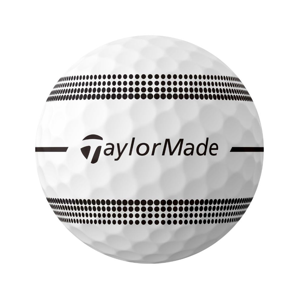 TaylorMade TP5 Stripe Golf Balls - White   