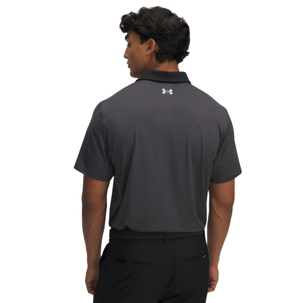 Under Armour Tee To Green Printed Mens Golf Polo Shirt 2025 - 1383715-004