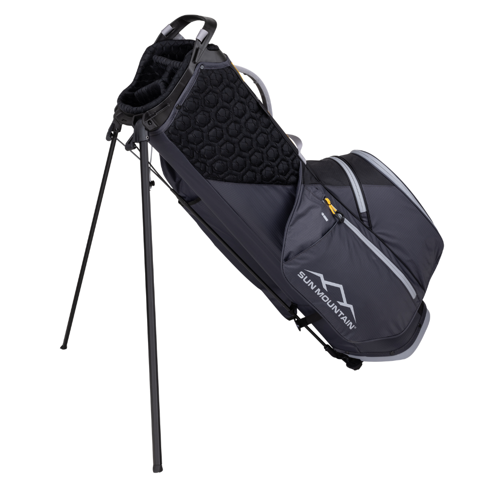 Sun Mountain VLO E-LITE 14-Way Stand Bag 2025 - Black / Steel / Gold