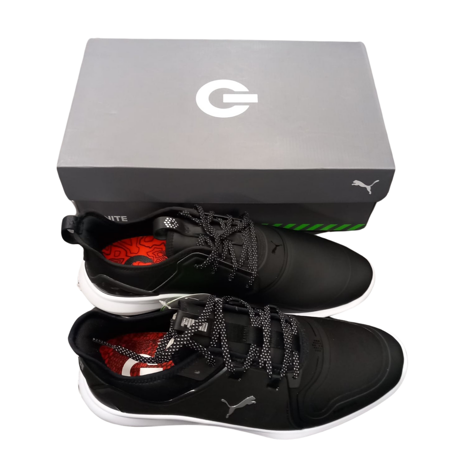 Puma Ignite Fasten8 Pro Golf Shoes Black 8 