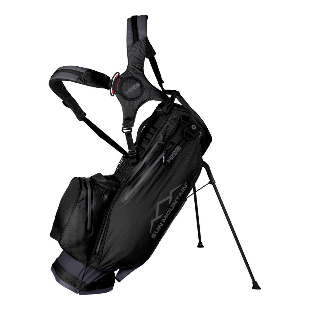 Sun Mountain H2NO VLO 14-Way Hybrid Stand Bag 2025 - Steel / Black Steel / Black