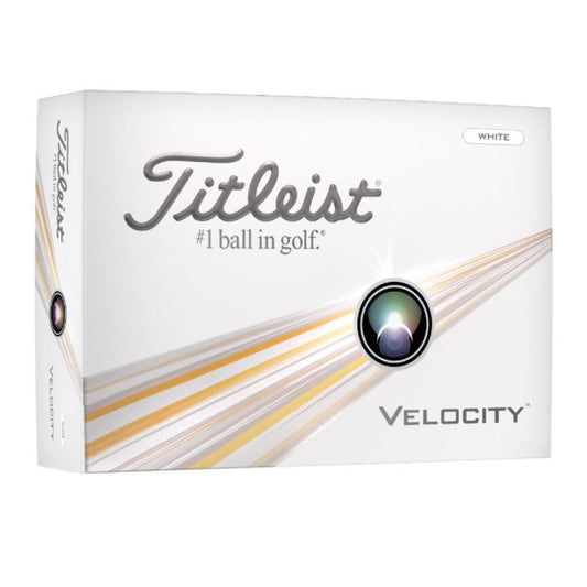 Titleist Velocity Golf Balls 2024 - White White  