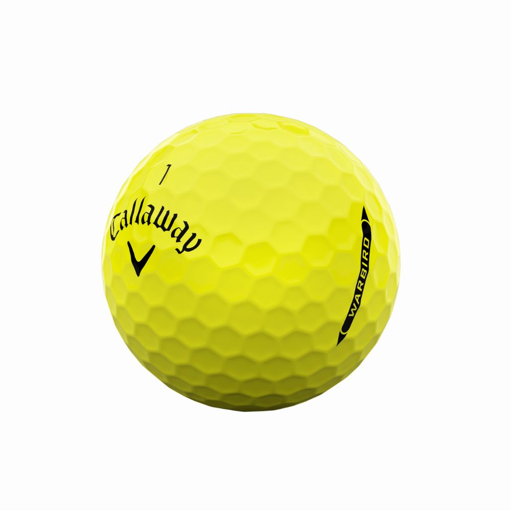 Callaway Warbird Distance Golf Balls 2025 - Yellow