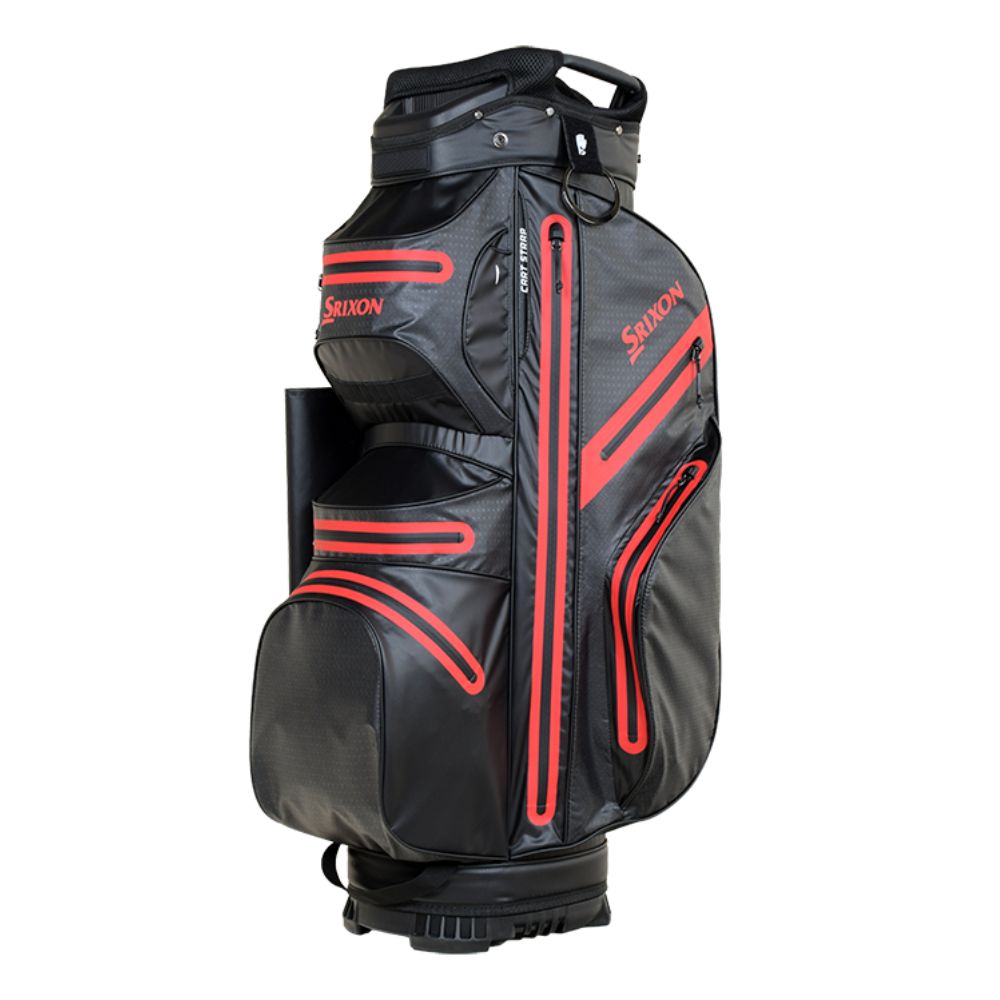 Srixon SRX Weatherproof Golf Cart Bag 2025 - Black / Red Black / Red