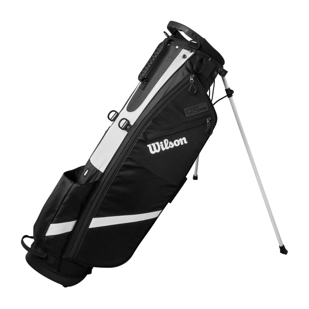 Wilson Golf Quiver Lightweight Stand Bag 2025 - Black / White Black / White