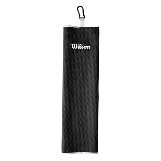 Wilson Tri Fold Golf Towel 2025 - Black