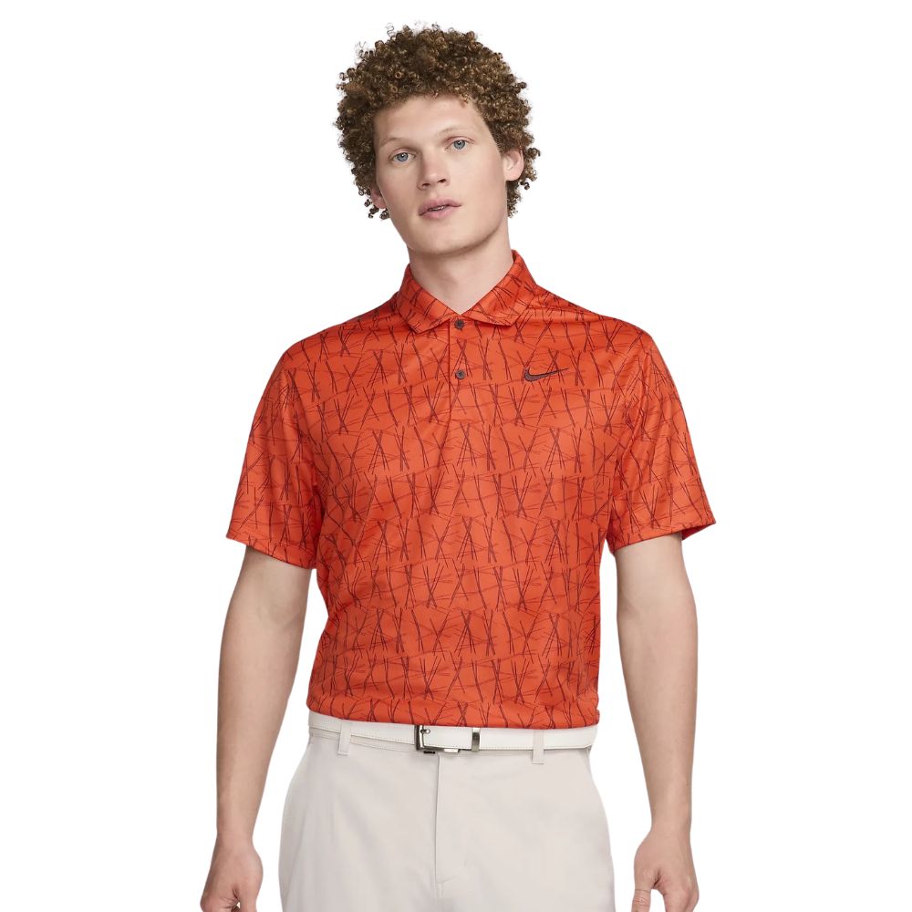 Nike Dri-Fit Victory + Longleaf Golf Polo Shirt 2024 - FQ1134 633 Picante Red / Burgundy Crush 633 M 