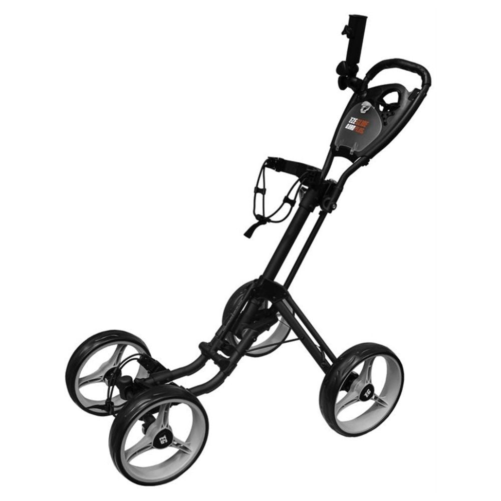 EZE Glide Quad+ 4 Wheel Deluxe Trolley Black  