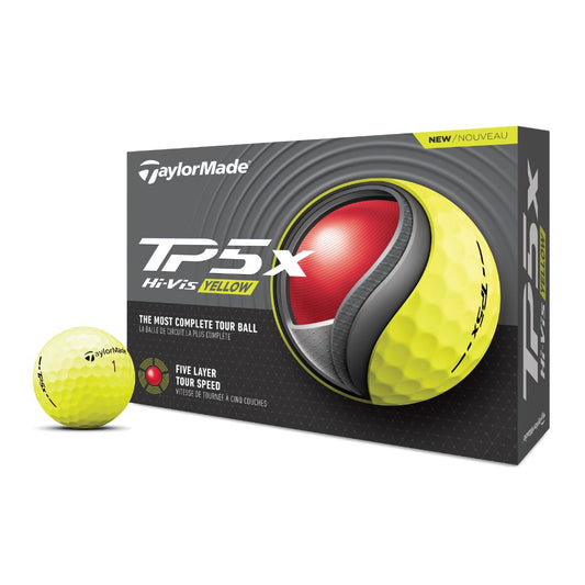 TaylorMade TP5x White Golf Balls - 4 For 3 Personalised Offer