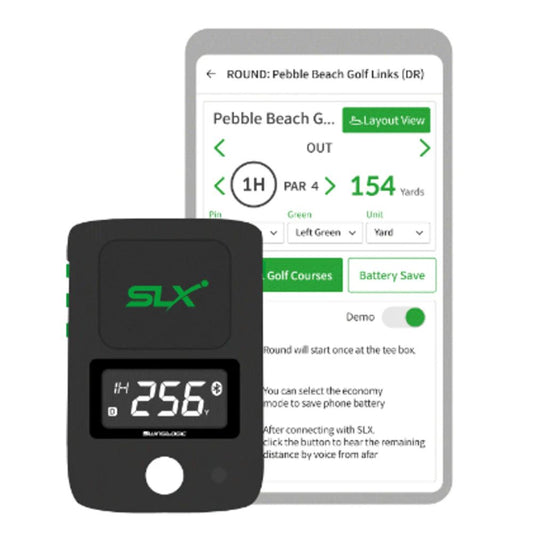 SwingLogic SLX Hybrid Mini Launch Monitor and Golf GPS