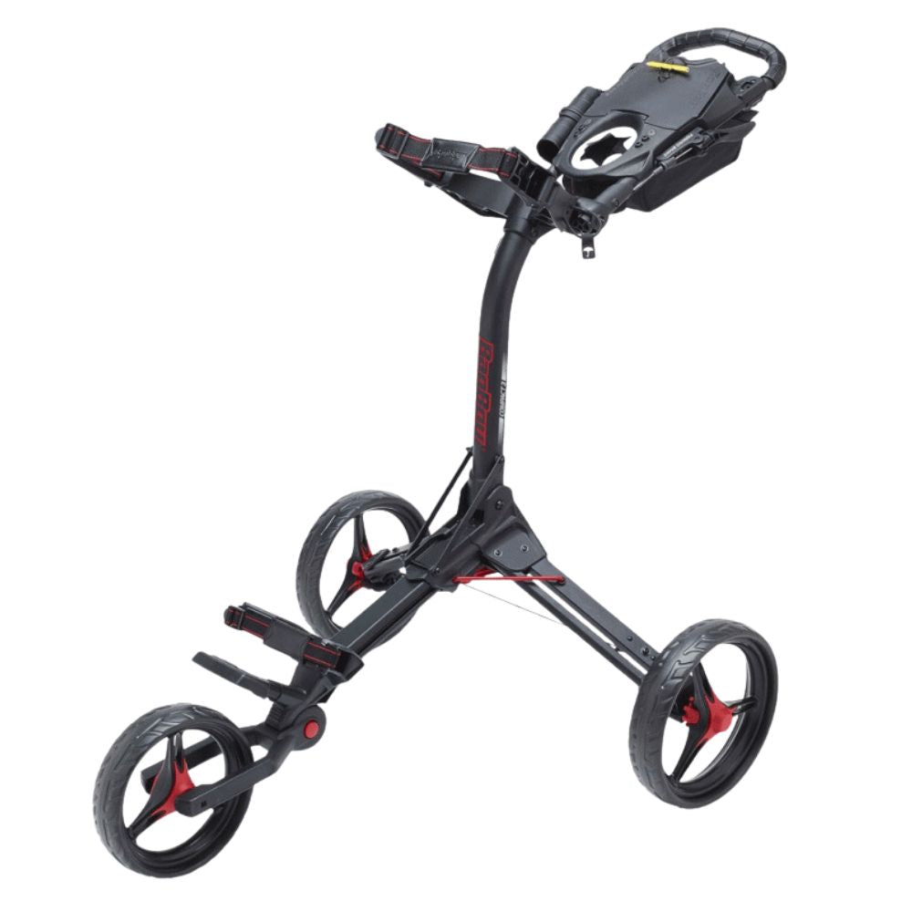 Bagboy Compact 3 Wheeled Golf Trolley Black/Red  