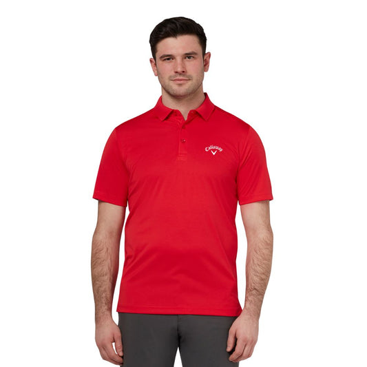 Callaway Golf Tournament Polo Shirt CGKFB0W3 - True Red   