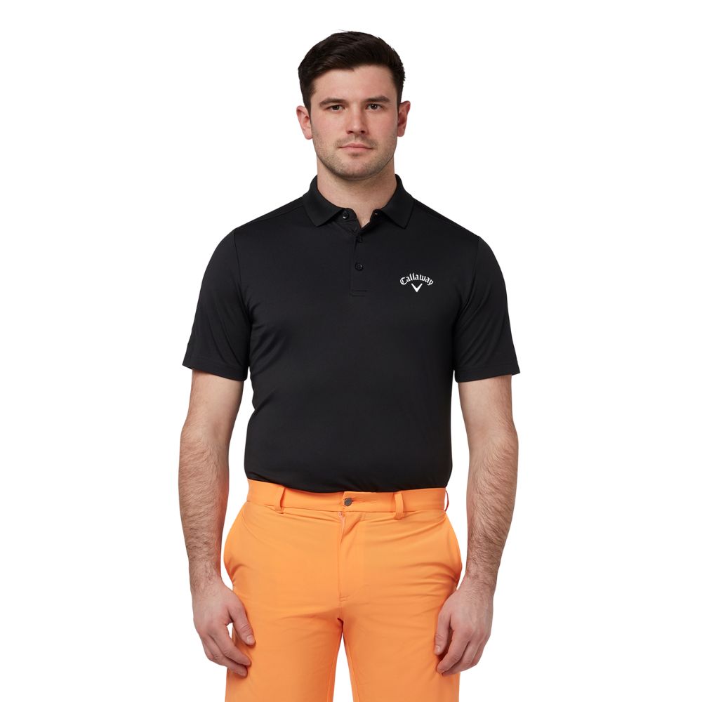 Callaway Golf Tournament Polo Shirt CGKFB0W3 - Caviar   