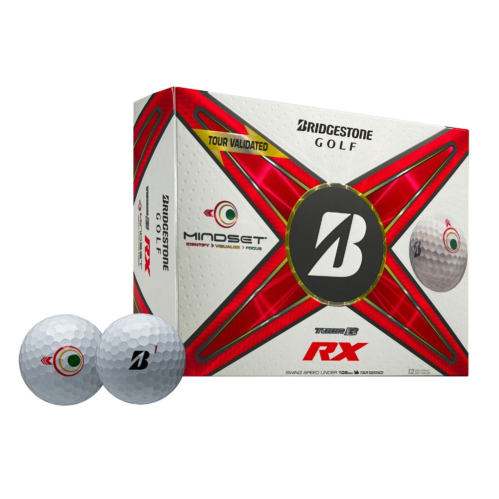 Bridgestone Tour B RX Mindset Golf Balls 2024 - White White  