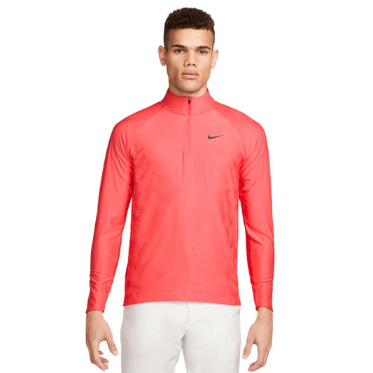 Nike Tour Dri-Fit Advance 1/2 Zip Golf Top 2024 - DR5281-850 Orange 850 S