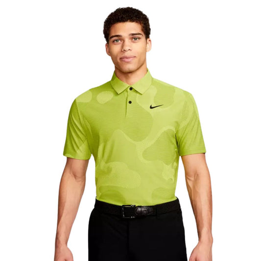 Nike Dri-Fit Tour Camo Golf Polo Shirt - DR5312-377 Light Green 377 M