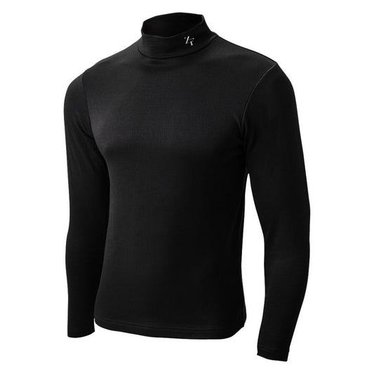 Zerofit Heatrub Move Baselayer - Golf Hiking Skiing Outdoors - Black Black M