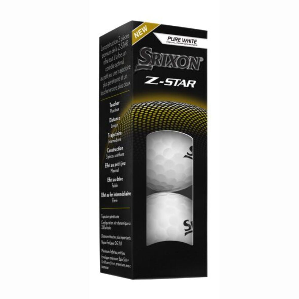 Srixon Z-Star Gen 9 Golf Balls 2025 - White