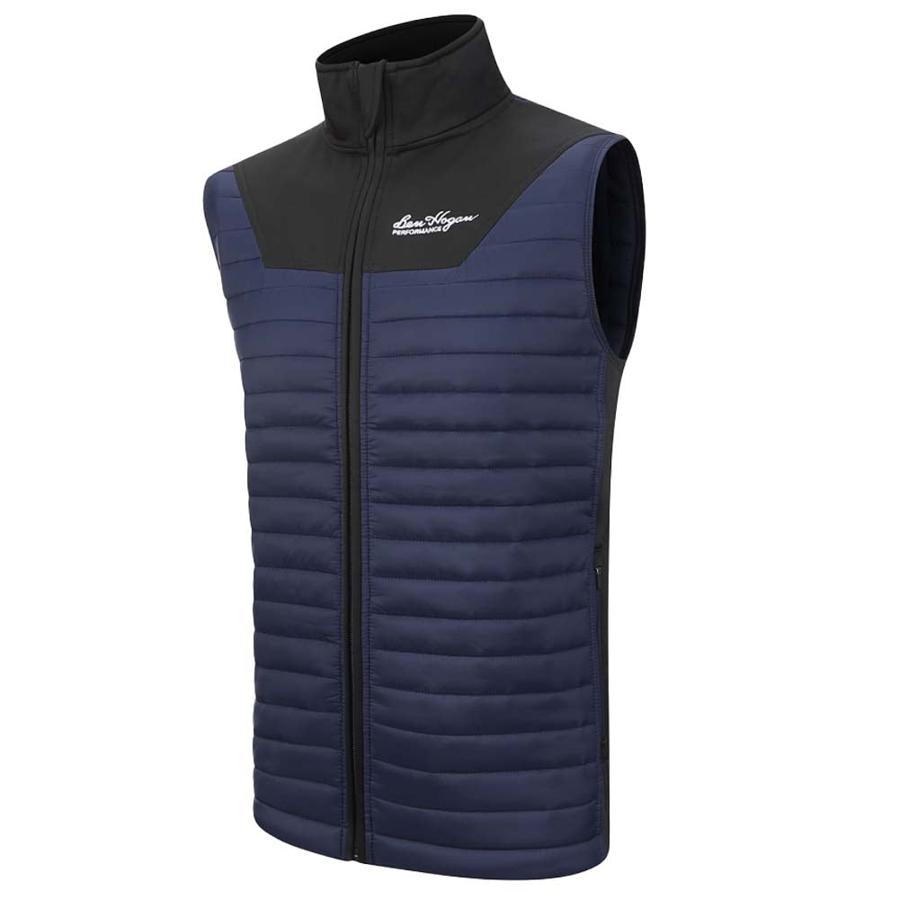 Ben Hogan Hybrid Quilted Golf Gilet Navy S 