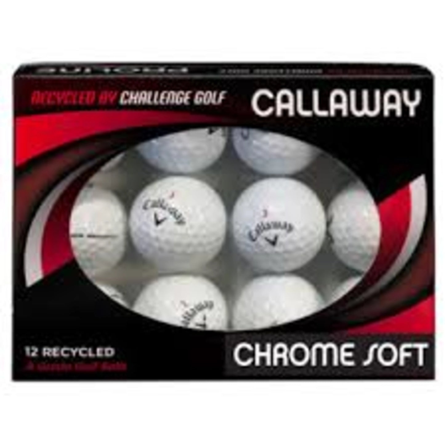 Callaway Chrome Soft Rewashed Golf Balls - White White