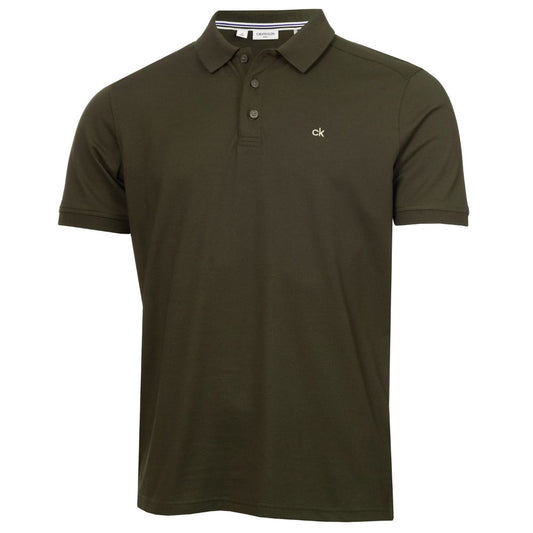 Calvin Klein Campus Mens Golf Polo Shirt C9429 Hunter Green S 