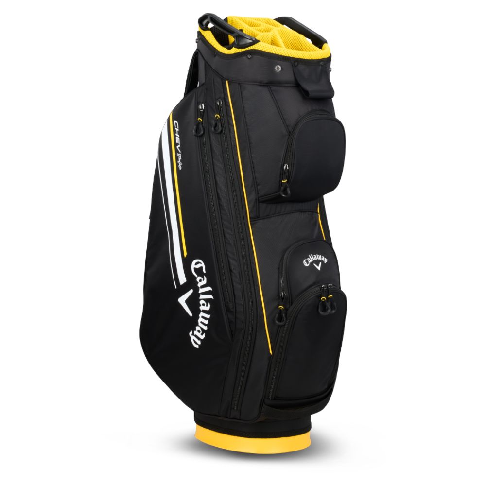 Callaway Golf Chev 14+ Cart Bag 2024 - Black Gold   