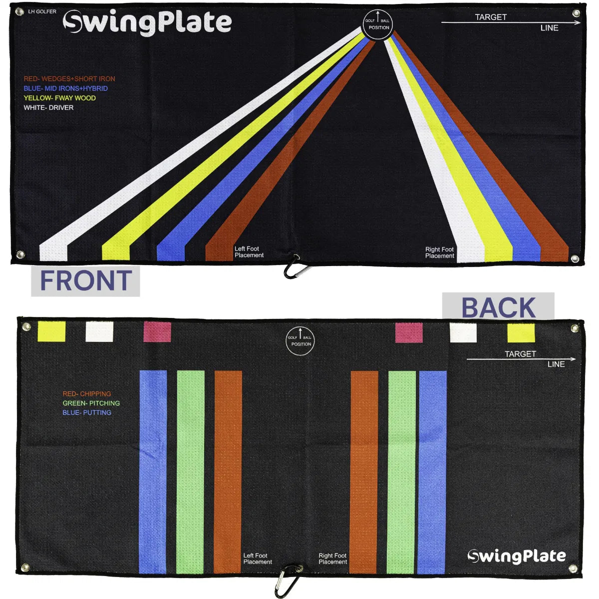 The Swing Plate Golf Towel