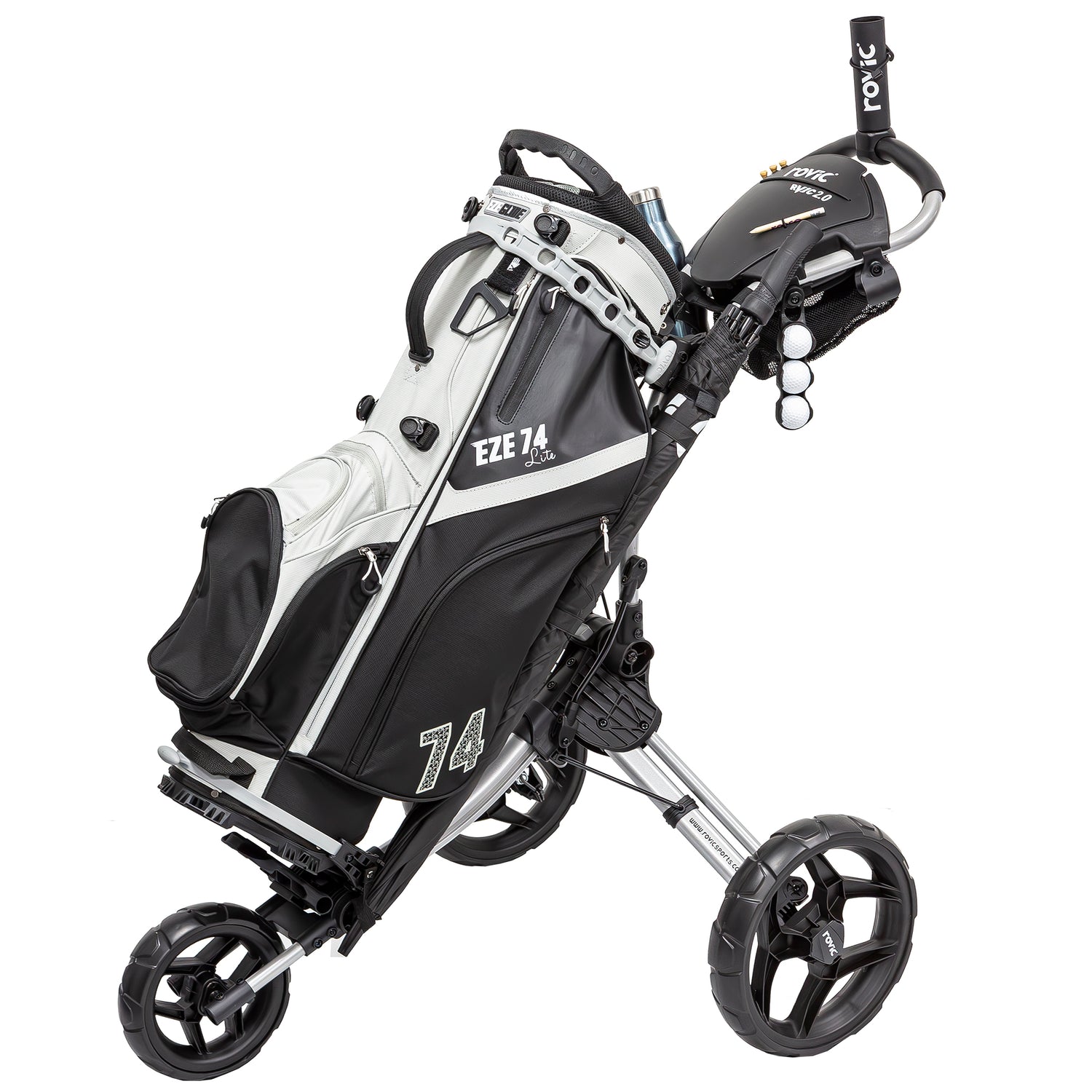 Clicgear Rovic RV1C 2.0 3 Wheeled Golf Trolley   