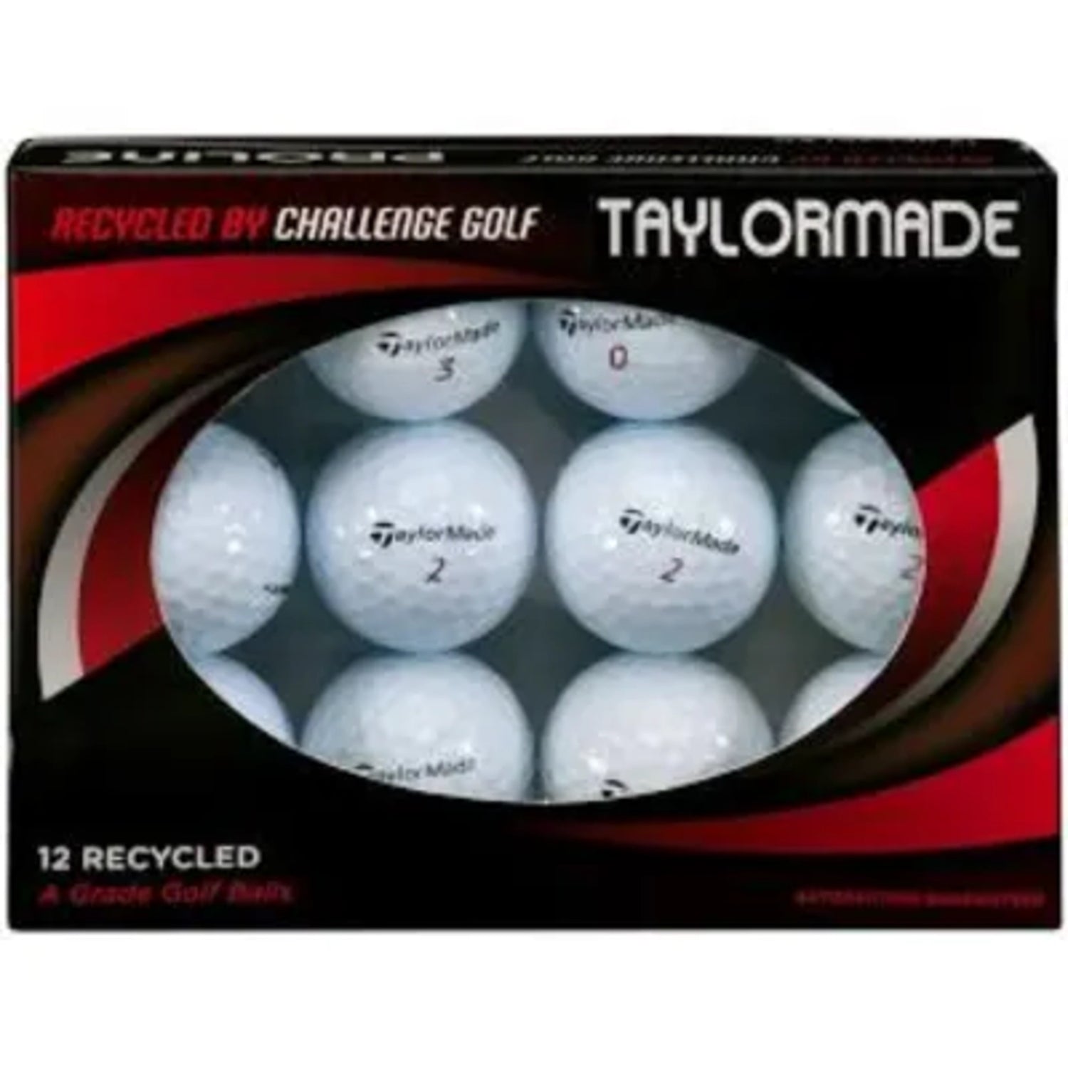 TaylorMade TP5X Rewashed Golf Balls - White White