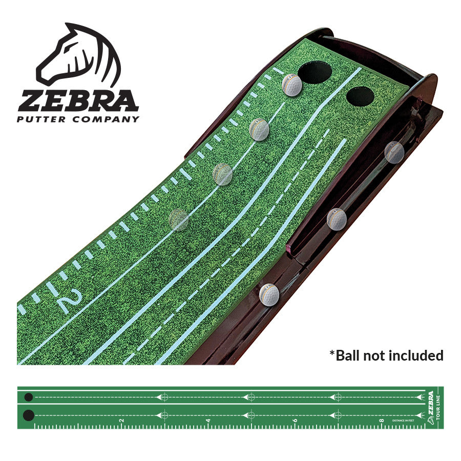 Zebra Tour Line Premium Putting Mat 275x30cm